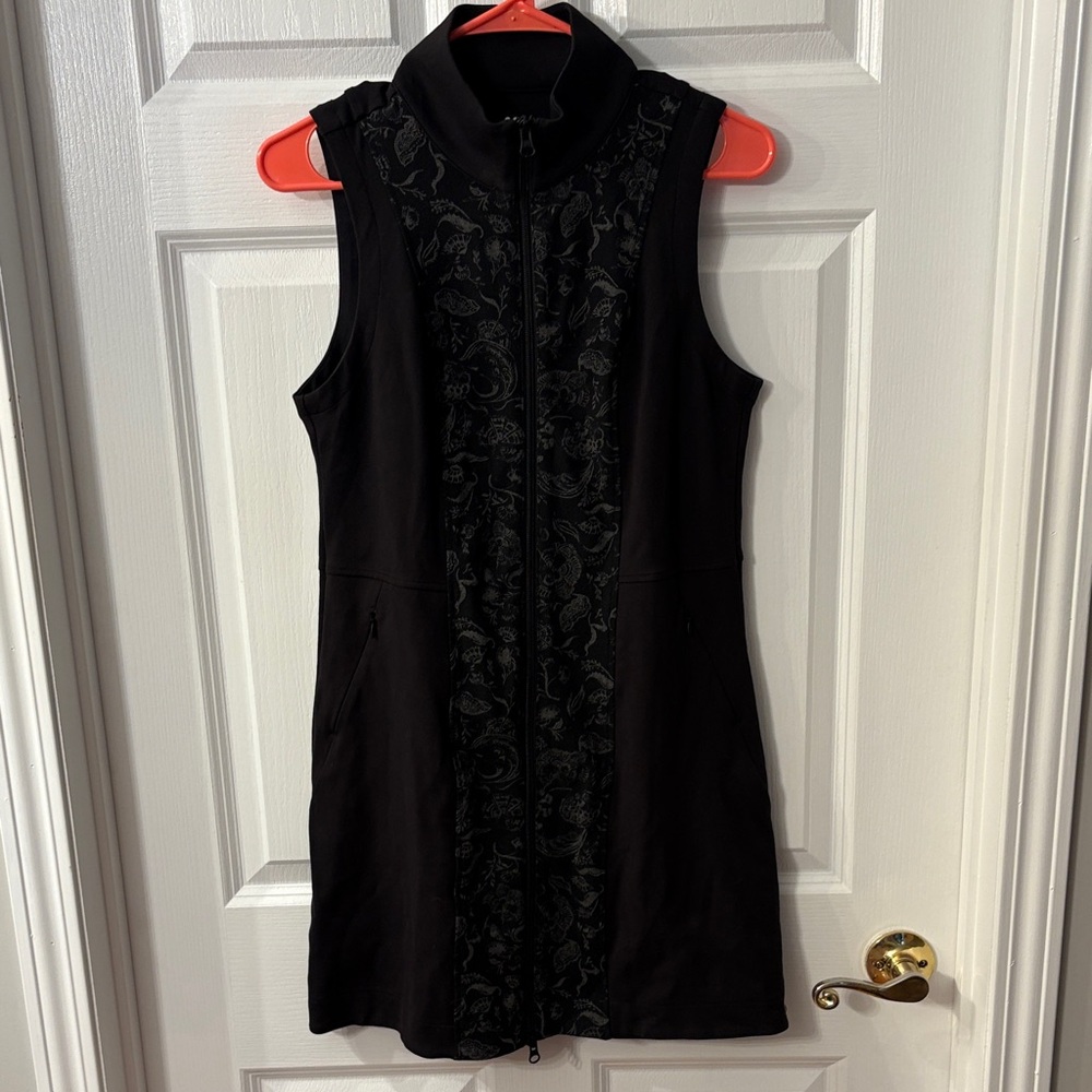 Title Nine Black Sleeveless Athletic Dress Medium